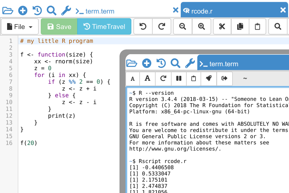 Using R from a command line terminal